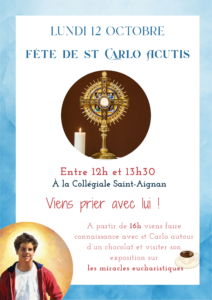 Fête de saint Carlo Acutis